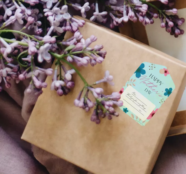 Srečna nalepka za materinski dan - TenStickers