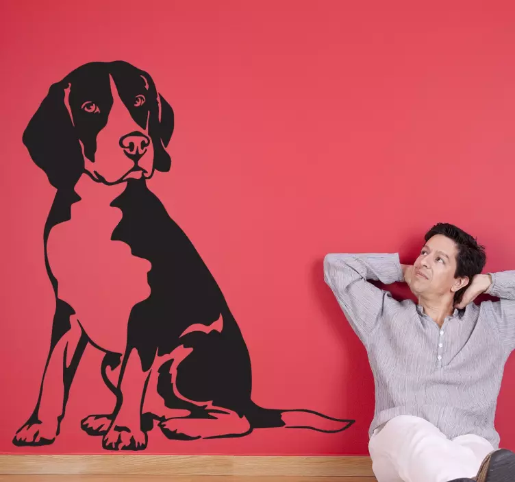 Nalepka za stene beagle dog - TenStickers