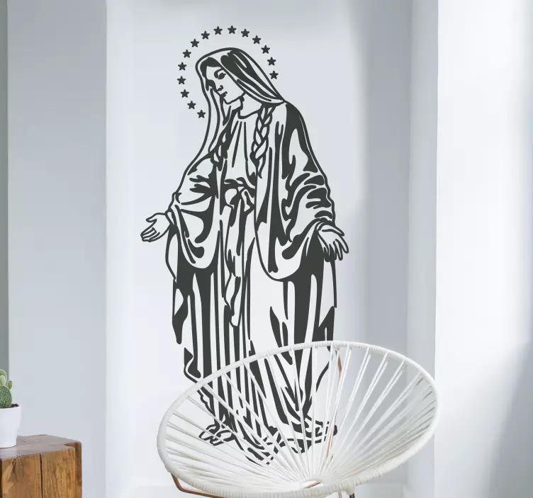 Nalepka za stene virgin mary - TenStickers