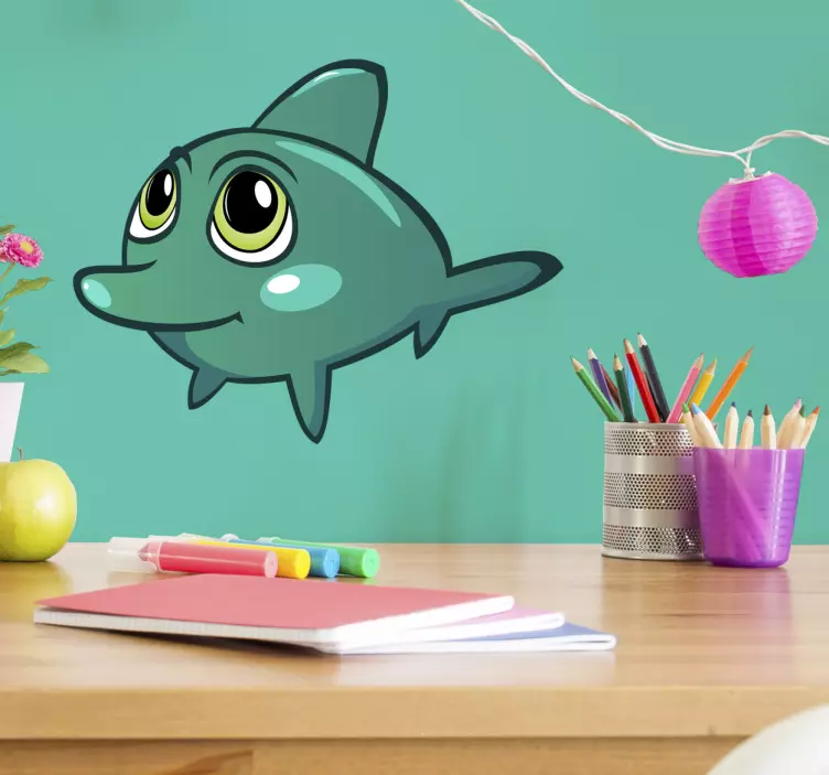 Nalepka za stene z delfini - TenStickers