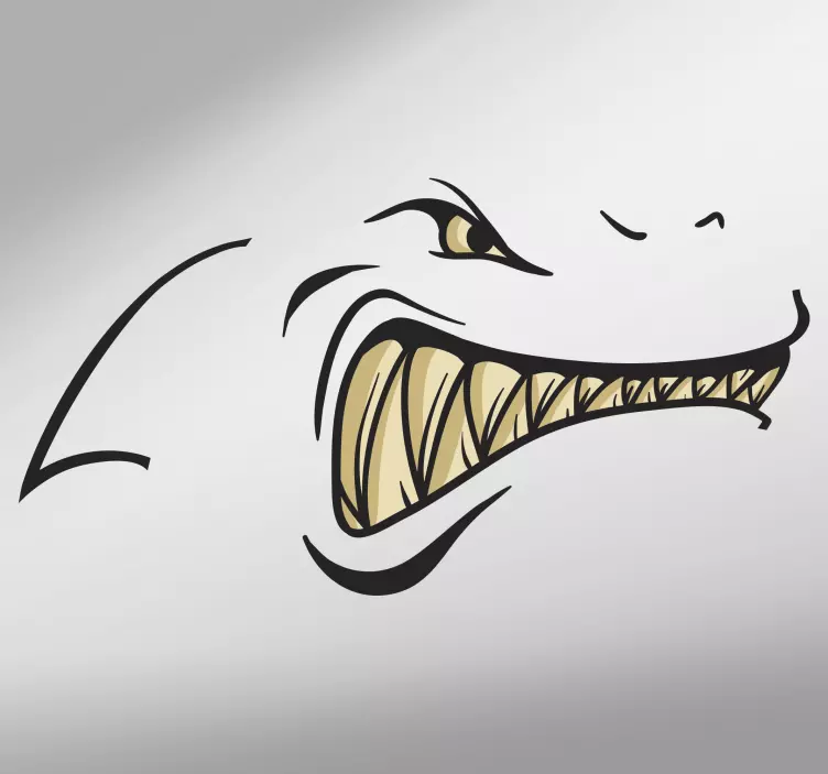 Nalepke za stene zob morskega psa - TenStickers