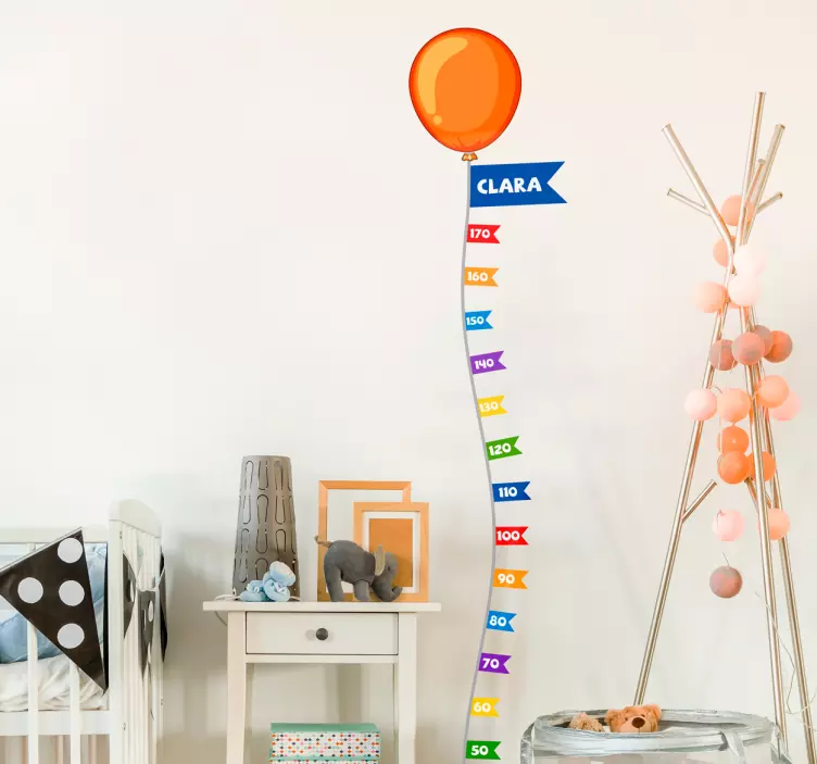 Prilagodljiv grafikon nalepka višine globinskega merilnika - TenStickers