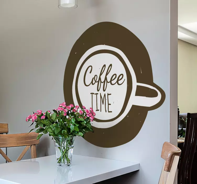 Nalepka za kavo pijača - TenStickers