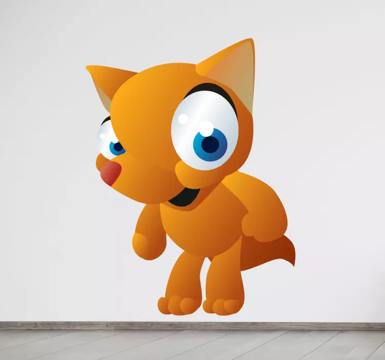 Nalepka za steno otroke lisica - TenStickers