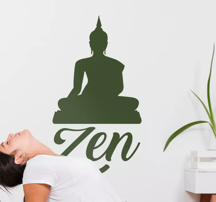 Nalepka za steno zen joga - TenStickers