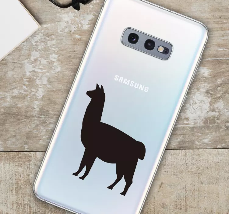 Nalepka za telefon llama samsung - TenStickers
