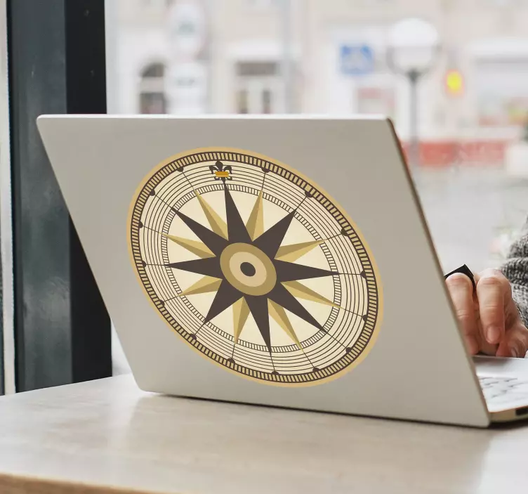 Nalepka za prenosnike z vetrovnimi vrtnicami - TenStickers