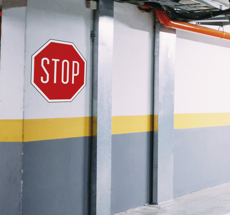 Nalepka za zaustavitev znaka - TenStickers