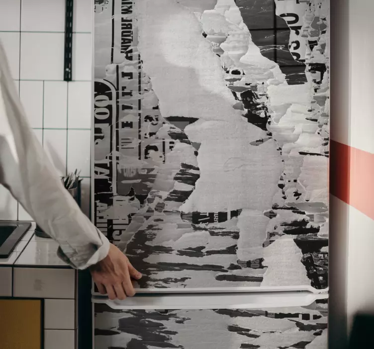 Nalepka hladilnika vintage magazina - TenStickers