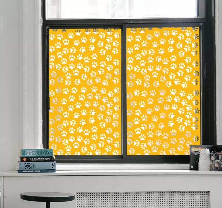 Nalepka okna za živalski odtis - TenStickers