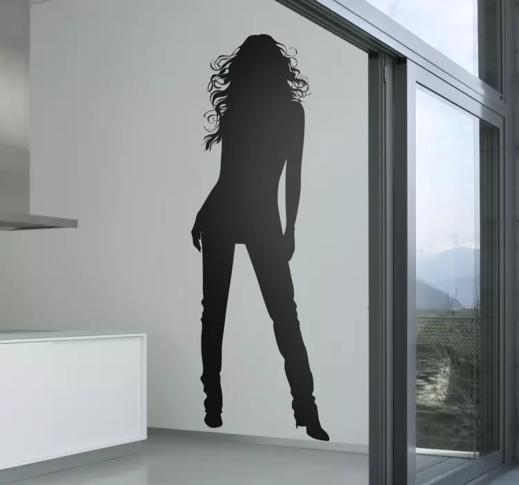Nalepka ženske silhuete - TenStickers