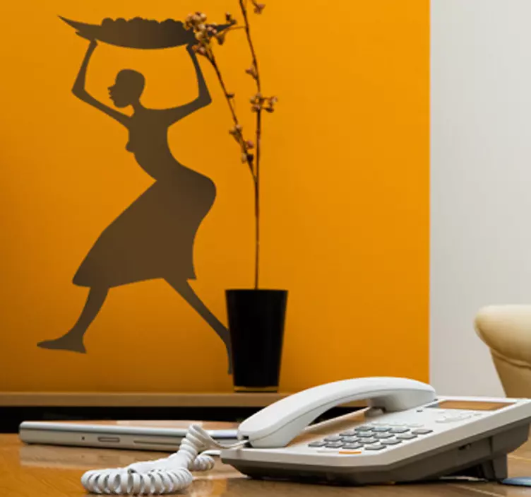 Nalepka zidov afriške ženske - TenStickers