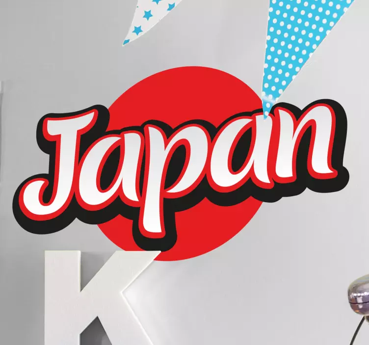 Nalepke japonske zastave - TenStickers