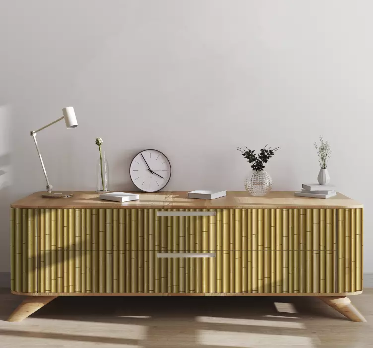 Nalepka za pohištvo s teksturo ratana - TenStickers