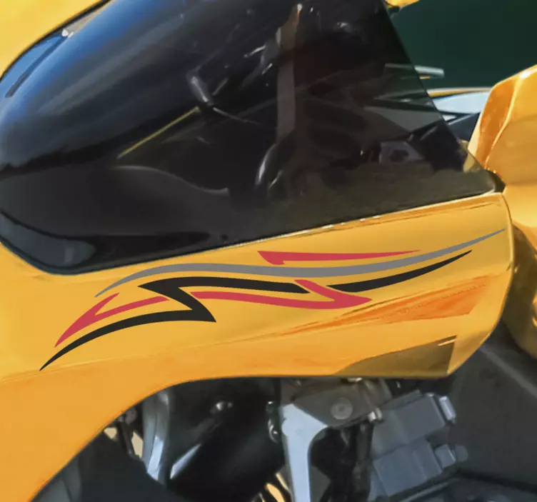 Nalepka za plemenski grafični motocikel - TenStickers