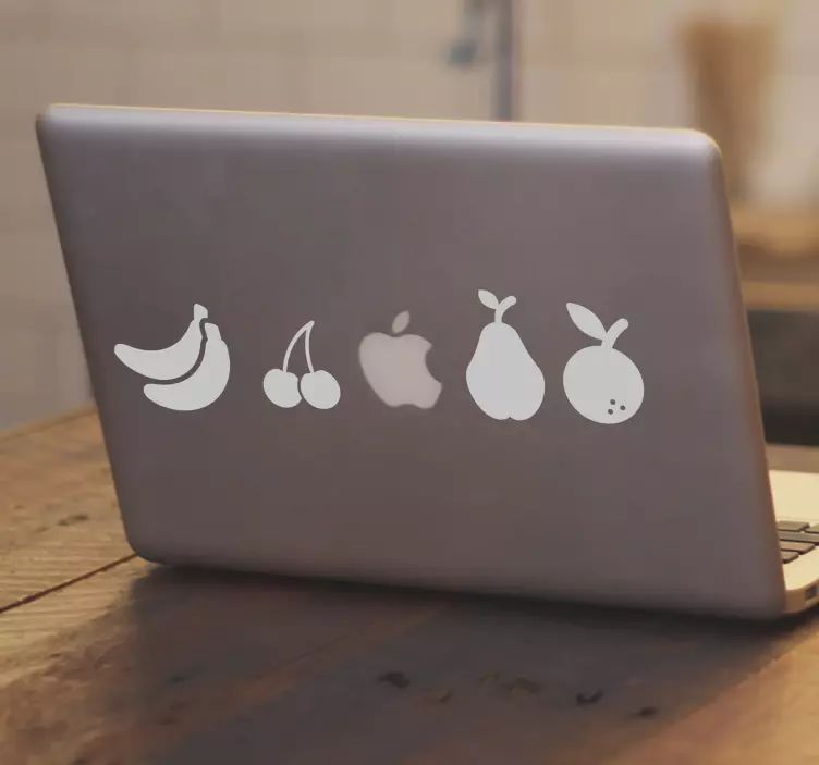 Nalepke za sadje sorte macbook - TenStickers