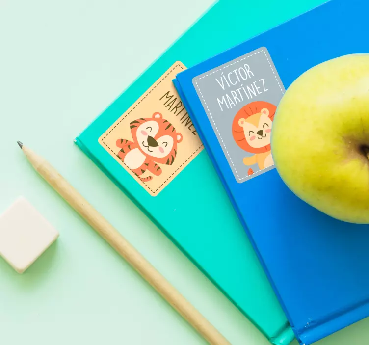 Nalepke za šolske zvezke poučna nalepka - TenStickers