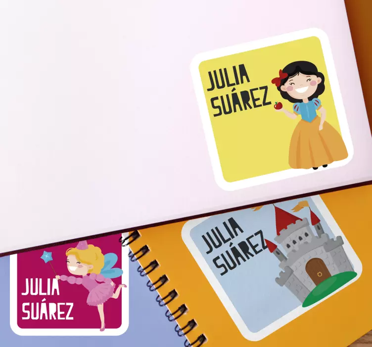 Nalepke za zvezke pravljična nalepka - TenStickers