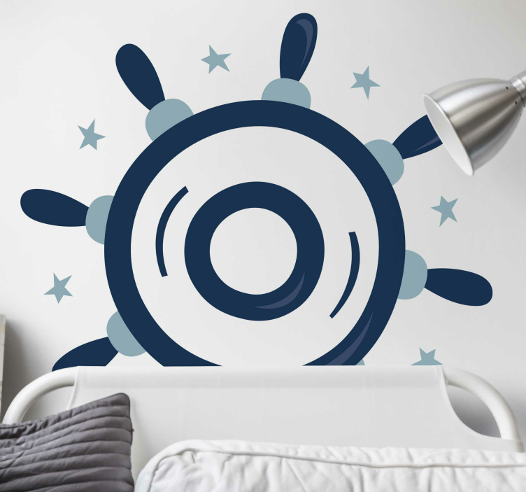 Navtični volan nalepka živali - TenStickers