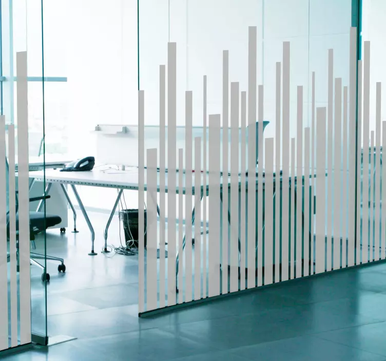 Nepravilne navpične črte nalepka oblika - TenStickers