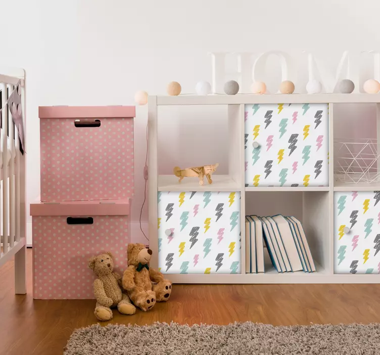 Nevihta vzorcev pohištva nalepke - TenStickers