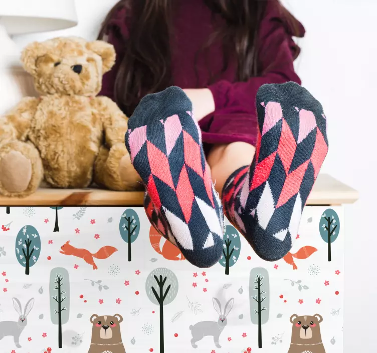 Nalepka za pohištvo nordijskih živali - TenStickers