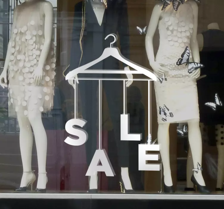 Obešalnik za nalepke v združenem kraljestvu nalepka za razprodajo - TenStickers