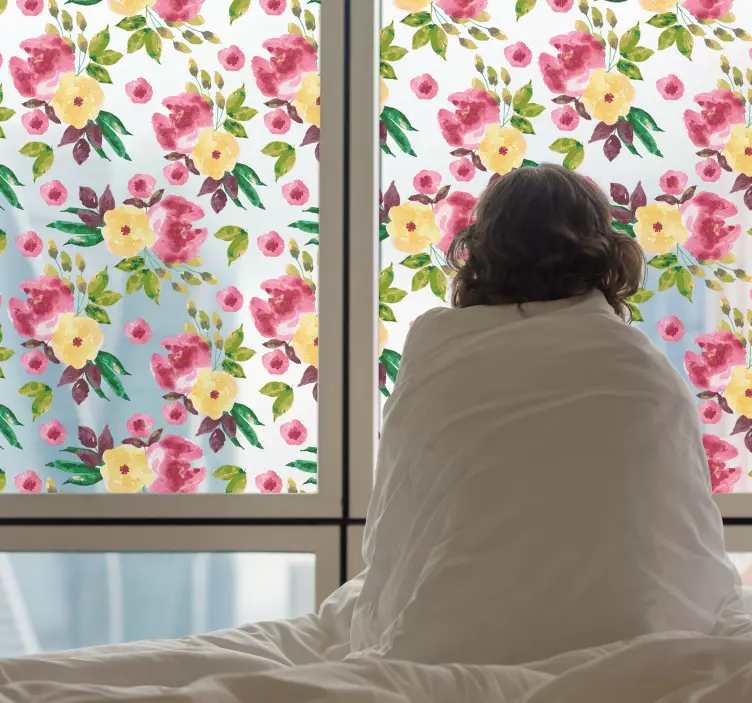 Okensko lepilo divje cvetje - TenStickers