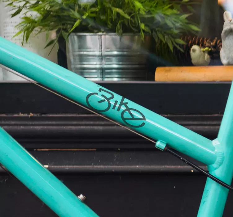 Okrasna besedilna nalepka za kolo - TenStickers