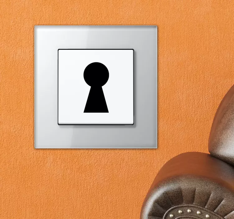 Okrasna nalepka za zaklepanje luči - TenStickers