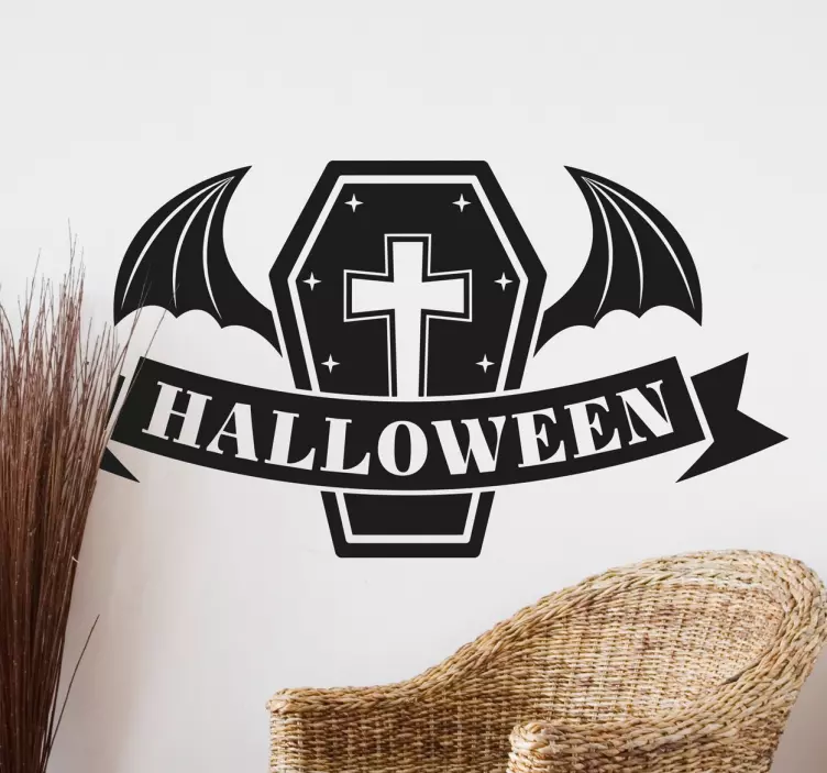 Okrasna stenska nalepka za halloween krste - TenStickers