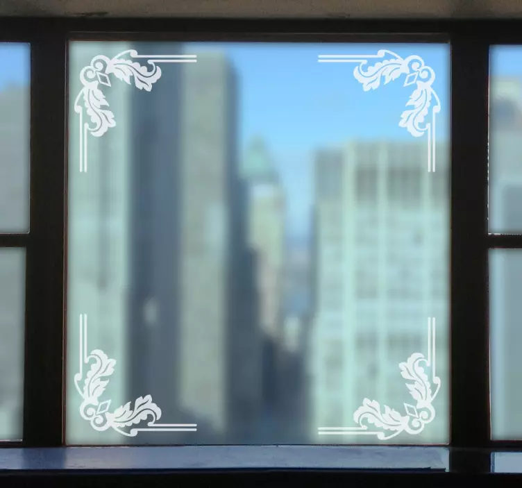 Okrasne vogalne nalepke - TenStickers