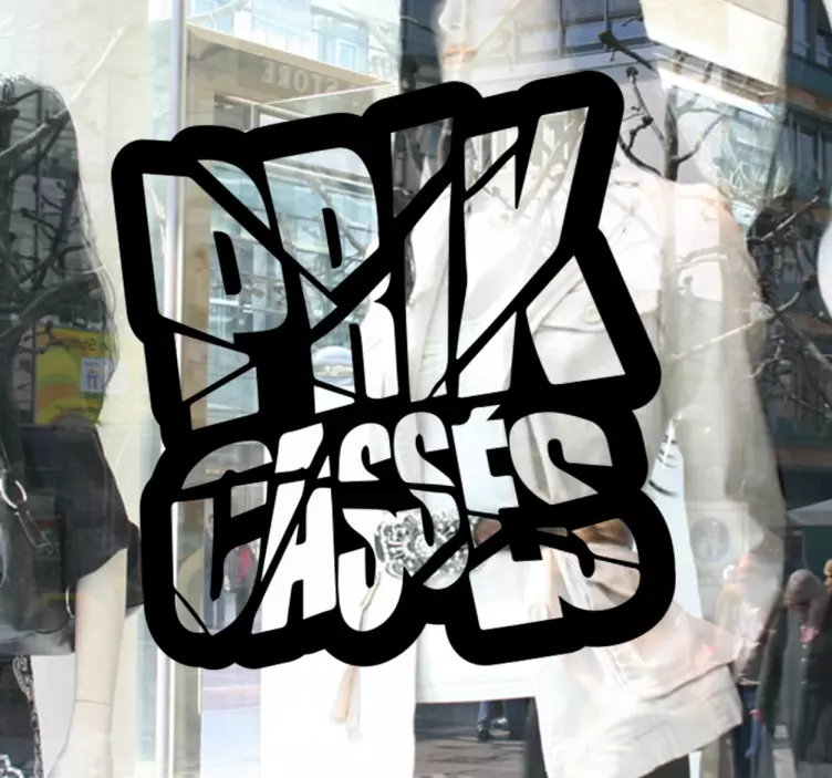 Nalepka okenske cene - TenStickers