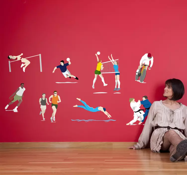 Olimpijske okrasne nalepke - TenStickers