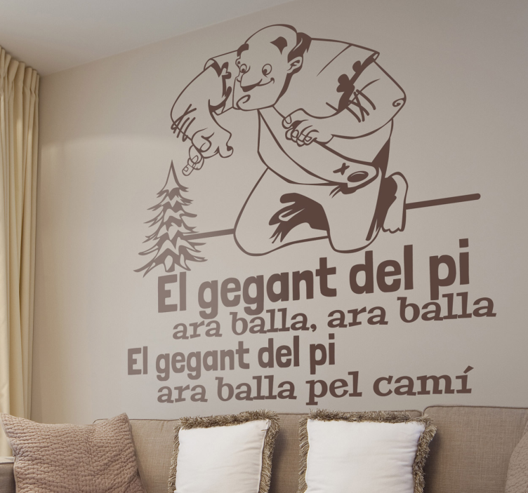 Otroški vinil gegant del pi nalepka živali - TenStickers