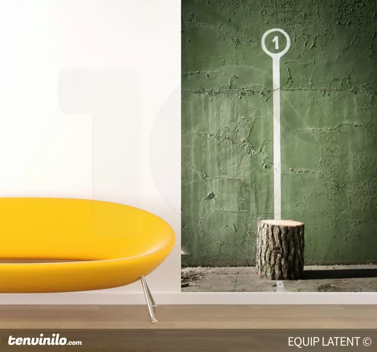 Označevalec drevesnega štora nalepka živali - TenStickers