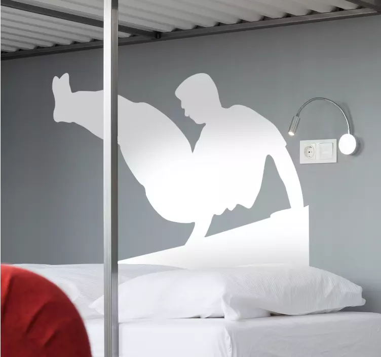 Parkour trikParkour trik dekorativna nalepka za steno - TenStickers