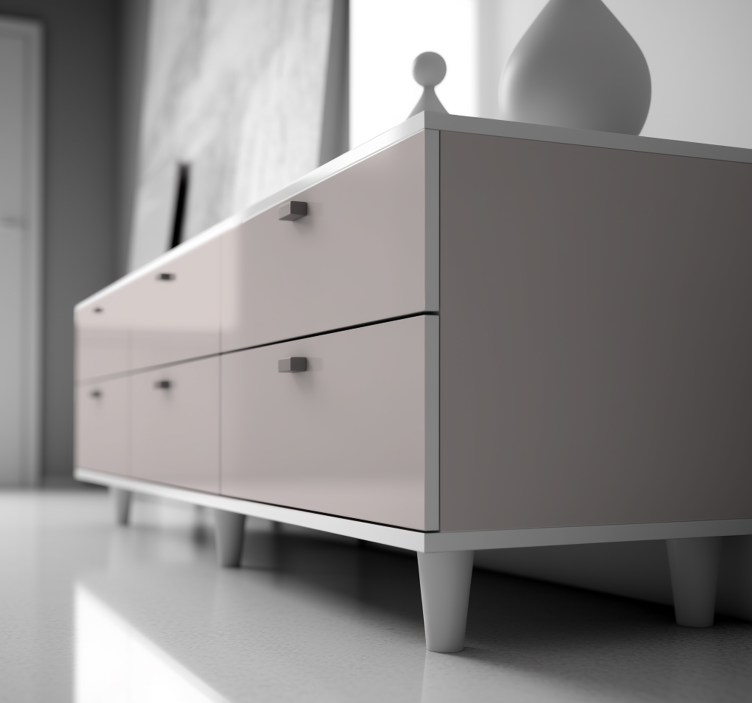 Pastelno siva enobarvne nalepka - TenStickers