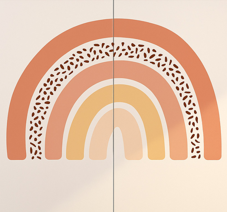 Paster pol mavrica Nalepka za pohištvo - TenStickers