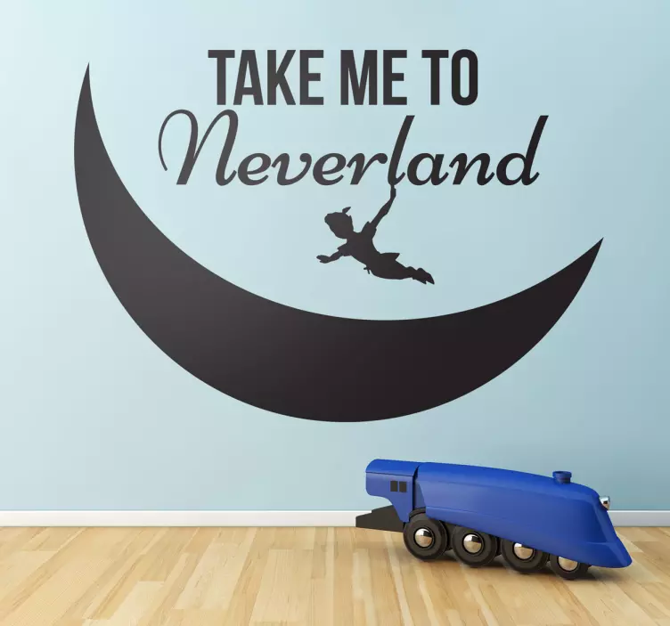 Pelji me na nalepko neverland - TenStickers