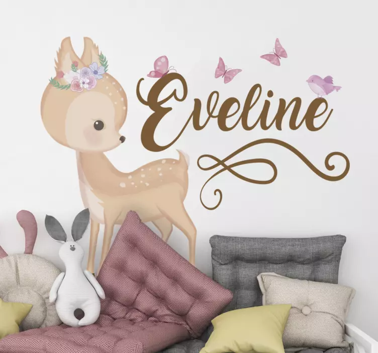 Nalepka za ponazoritev jelenov - TenStickers