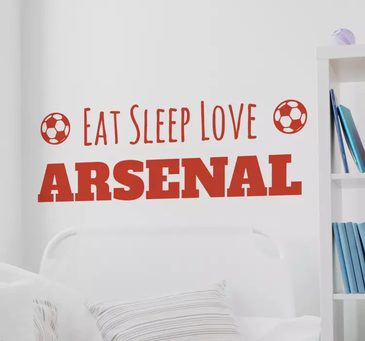 Personalizirana nalepka nogometne ekipe - TenStickers