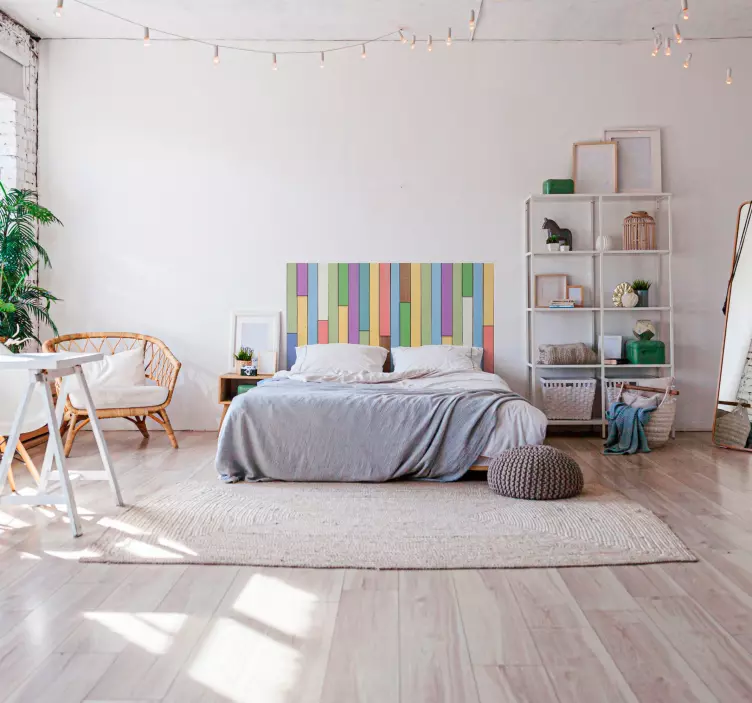 Pisane deske za posteljno vzglavje, nalepka za vzglavje - TenStickers