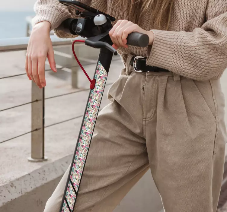  Splash nalepka z motivi skuterja - TenStickers