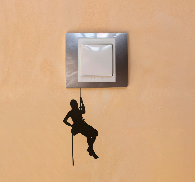 Plezalec na stikalo Nalepka ekstremnega športa - TenStickers