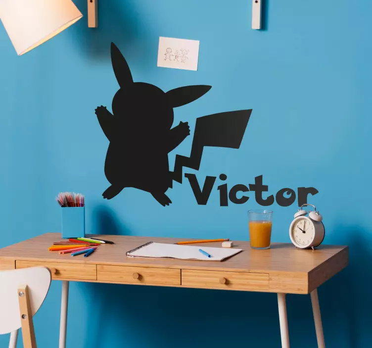 Pokémon z osebno nalepko z imenom - TenStickers