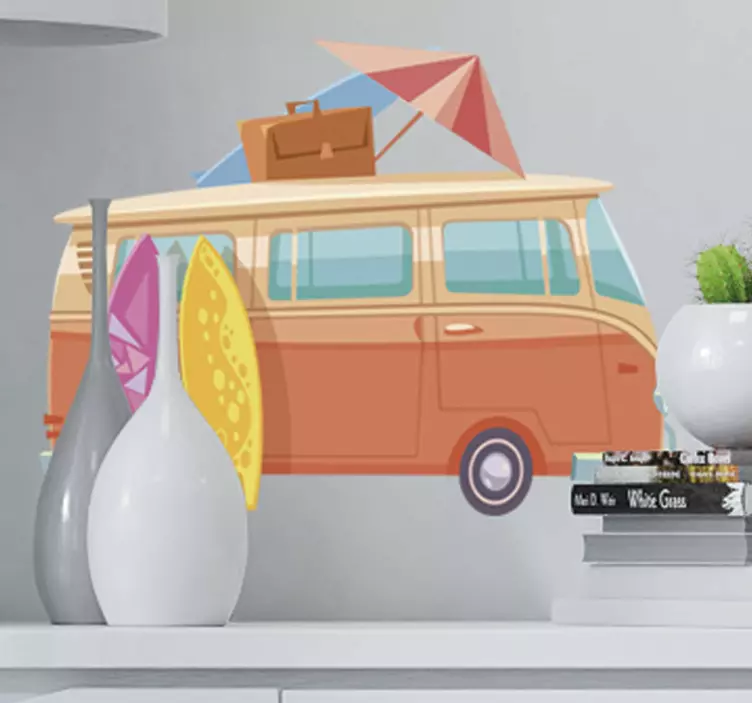 čudovita poletna kombi za surfanje - TenStickers