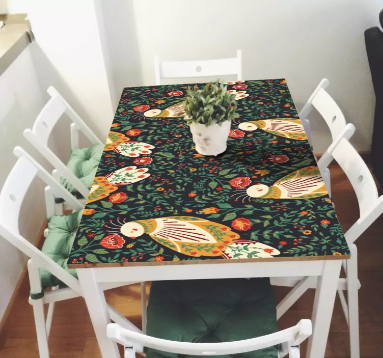 Nalepka za poliranje pohištva za folkloro - TenStickers