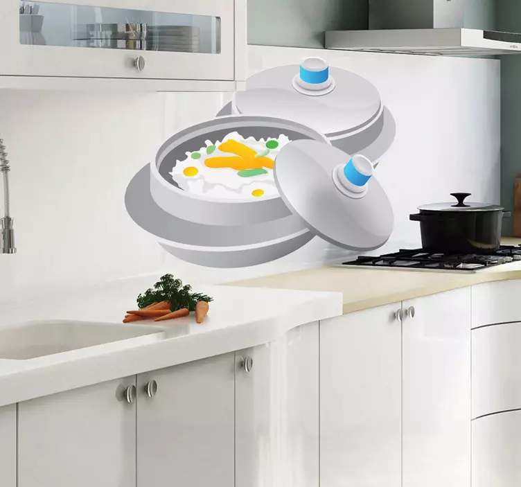 Posode za serviranje hrane nalepka živali - TenStickers