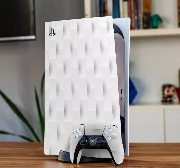 Nalepka abstraktni papir klasično tapeta ps5 - TenStickers